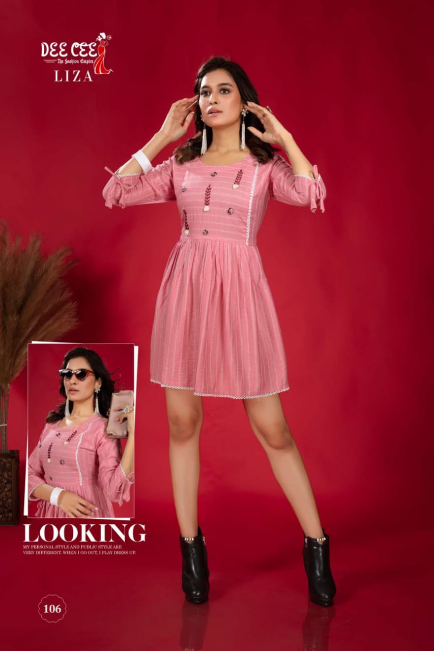 Liza By Deecee Short Designer Kurtis Catalog